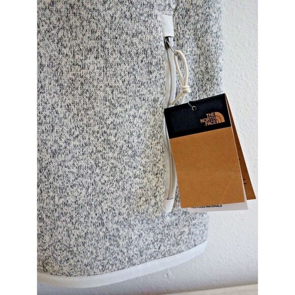 The North Face Men's Sz XL Sandstone Heather Gordon Lyons Full Zip Vest - Picture 5 of 9